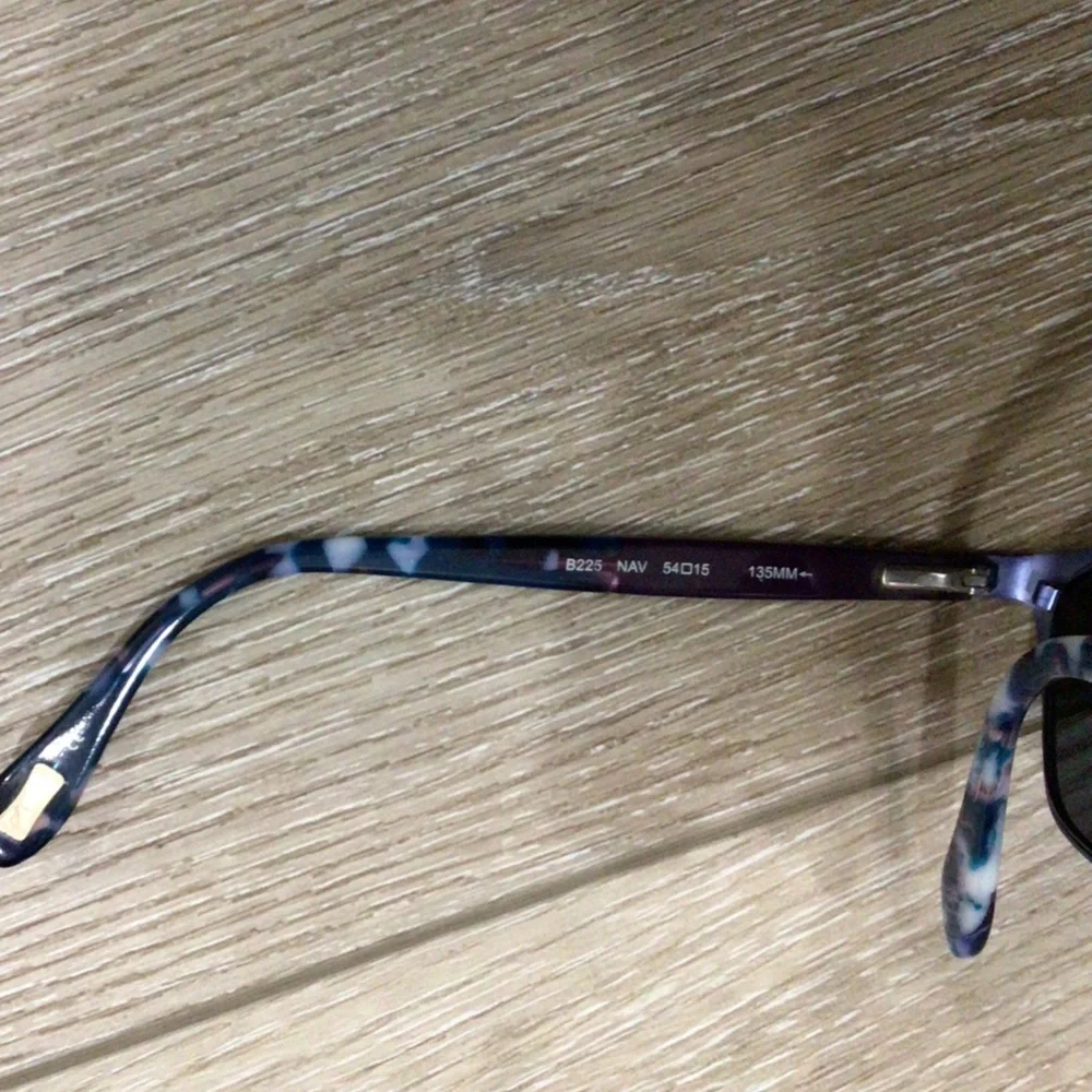 Ted Baker Blue/Purple Metal/Marbled Eyeglasses Frames